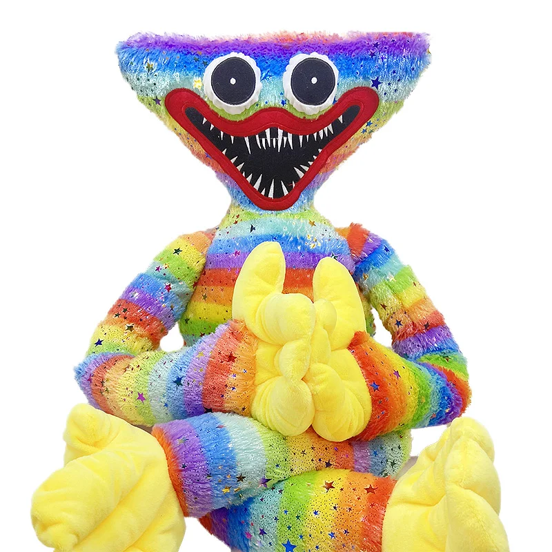 Большой плюшевый щенок 100 см с радужной звездой плюшевая кукла Вики Huggy игрушка
