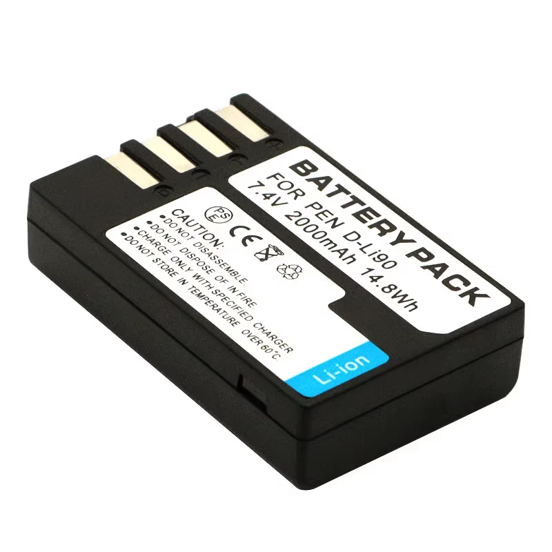 Литиевый аккумулятор D-LI90 для цифровой камеры