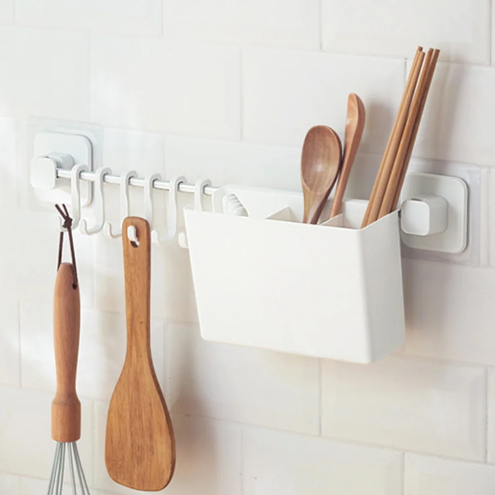 

Storage Hook Punch-free Wall-mounted for Bathrooms Kitchens Homes