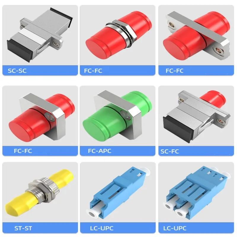 

10 шт./лот FTTH Оптическое волокно стыковое соединение Simplex FTTB SC фланец FC LC ST муфта несущий паяльный соединитель Адаптер