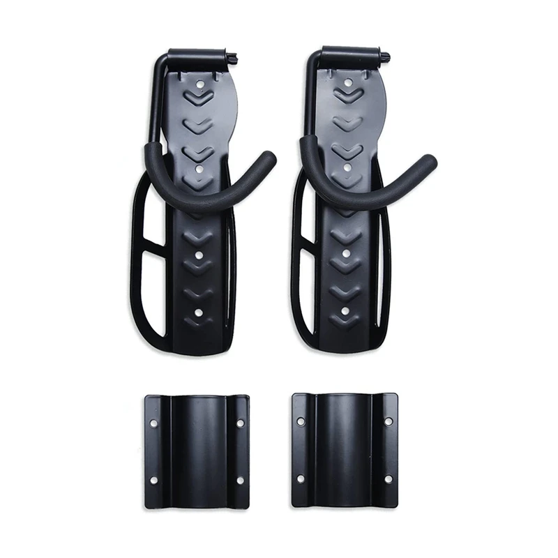 

Bike Wall Mount Rack With Tire Tray - Sturdy Vertical Bike Storage Rack For Indoor, Garage & Shed - Screws Included