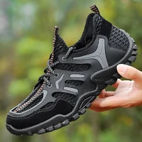 hot sale mens outdoor breathable hiking shoes leisure vacation beach wading shoes rock climbing sneakers 38 46