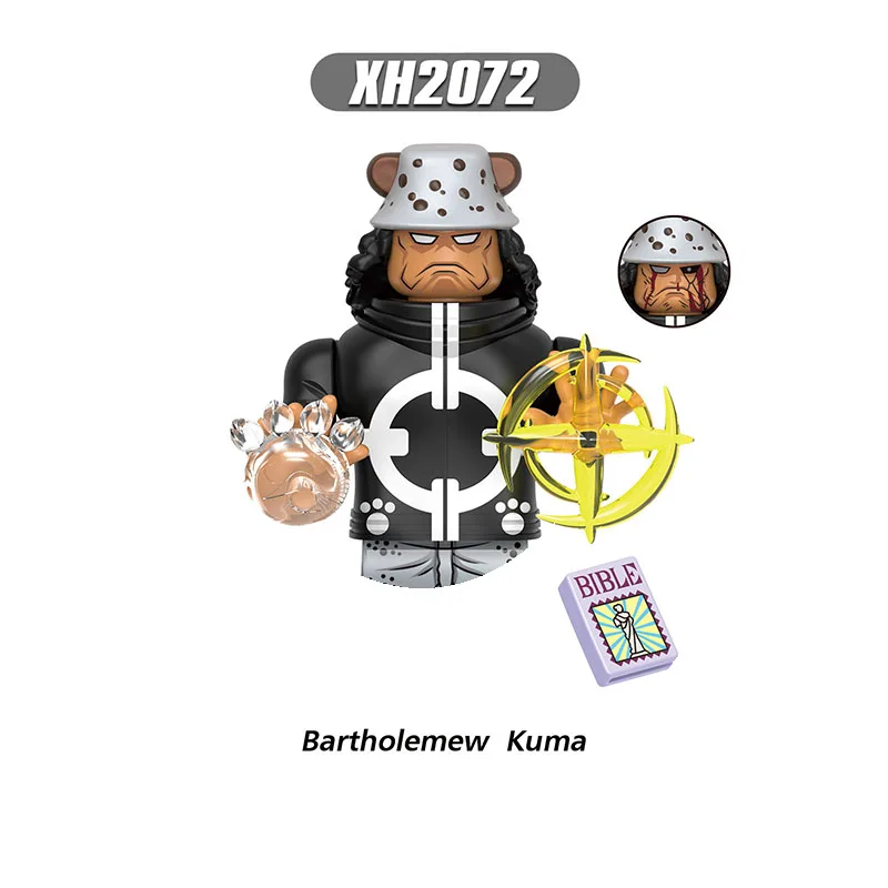 X0357 X0356 Гол Д Роджер японского аниме серии мультфильм строительные блоки