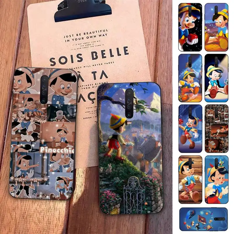 

Disney Pinocchio Phone Case for Redmi 5 6 7 8 9 A 5plus K20 4X S2 GO 6 K30 pro