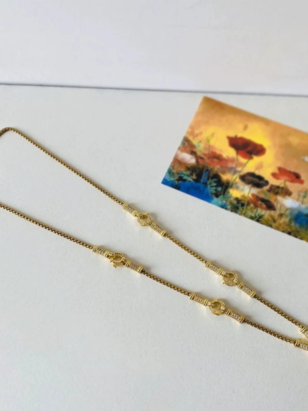 Таиландская оригинальная цепочка-амулет ожерелье-амулет цветная цепочка с