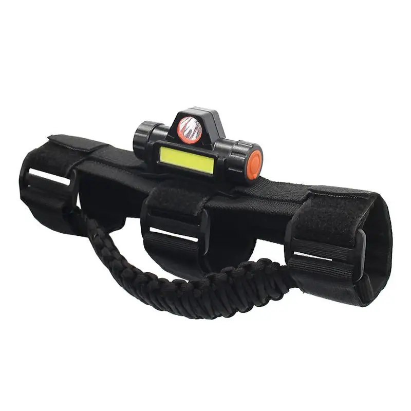 

Ручки захвата для UTV Paracord, рулонные ручки, совместимые с UTV ATV с 2 различными фотовспышками для ночного вождения