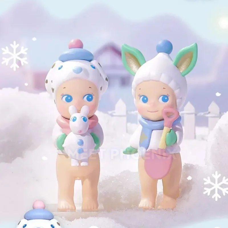 

New Sonny Angel Winter Wonderland Series Kawaii Blind Box Model Surprise Mysteric Boxes Doll Cartoon Christmas Gift Hipper Toys