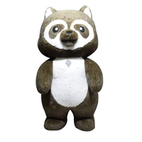 adult inflatable raccoon mascot costume giant animal cosplay dress inflatable suit for entertainments performance