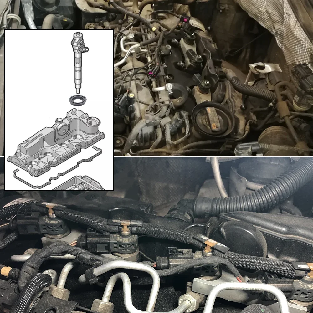 4 шт. кольцо для дизельного топлива сиденья Alhambra 7N Altea Cupra Ateca KH Exeo ST 3R Ibiza Leon