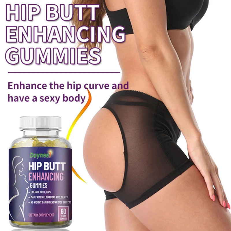 

2 Bottle Hip Enriching Soft Candy Promotes Collagen Make Buttocks Bigger Fuller Tighter Hip Care Health Food