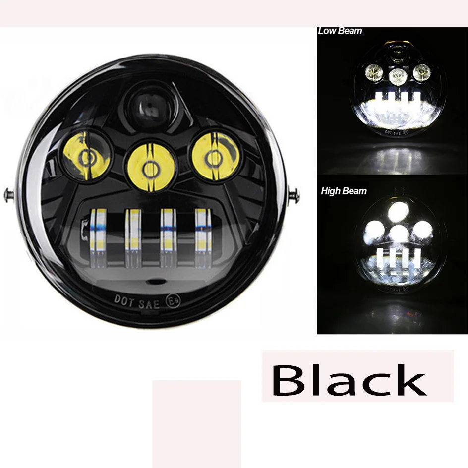 

E9 DOT For V-ROD LED Headlight With daytime running light headlight oval for Motor V Rod VRSCF VRSC VRSCR Motor Headlamp