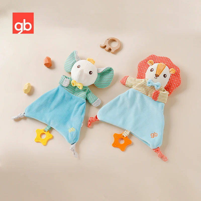 

Goodbaby Personalised Baby Soothe Appease Towel Newborn Sleeping Dolls Squirrel Elephant Toy Plush Comforting Infant Toy 31CM