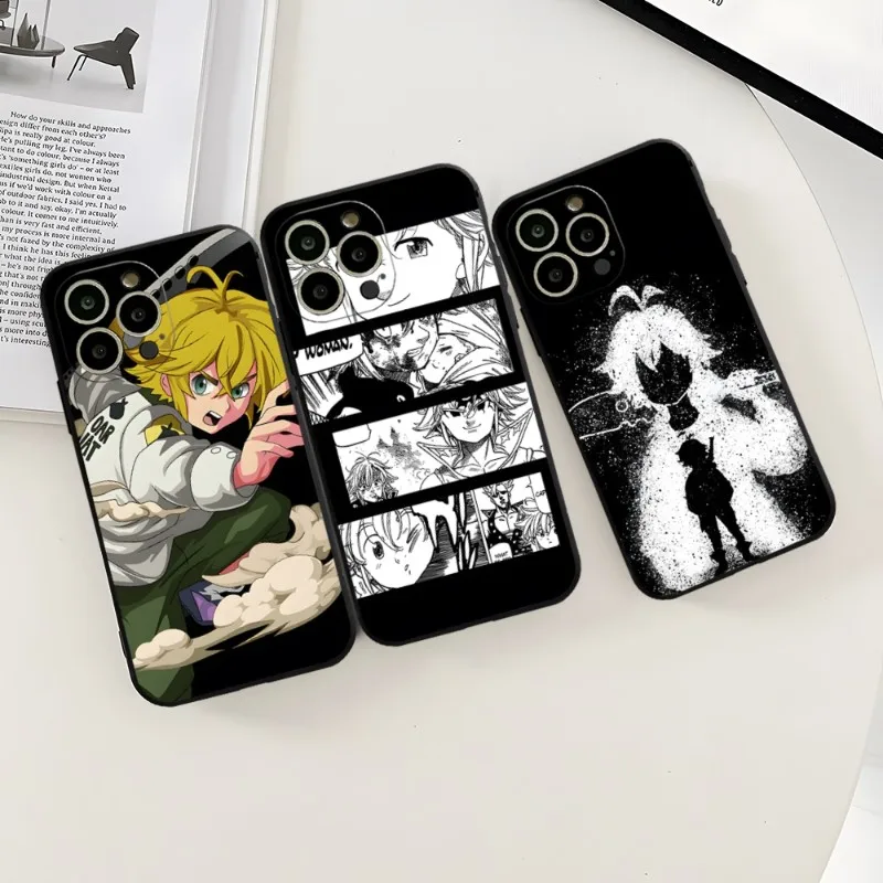 

Meliodas Anime Phone Case For Iphone 12ProMax 11 13 14 Pro Xs Max Mini Xr X 7 8 6 6s Plus Fundas Cover