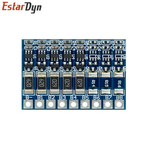 Φ 21V 4,2 V Защитная плата с функцией балансировки 68ma Φ литий-ионная батарея Lipo литиевые батареи 18650 сбалансированная 3S Φ 6S 7S 8S