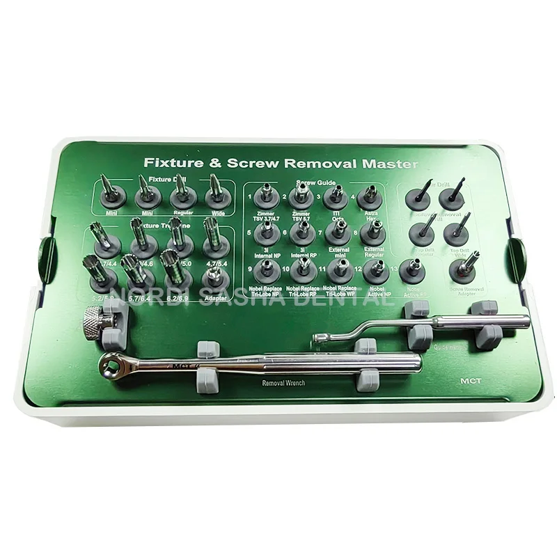 Стоматологический комплект для удаления MCT Master FSRK02 Имплантат Сломанный