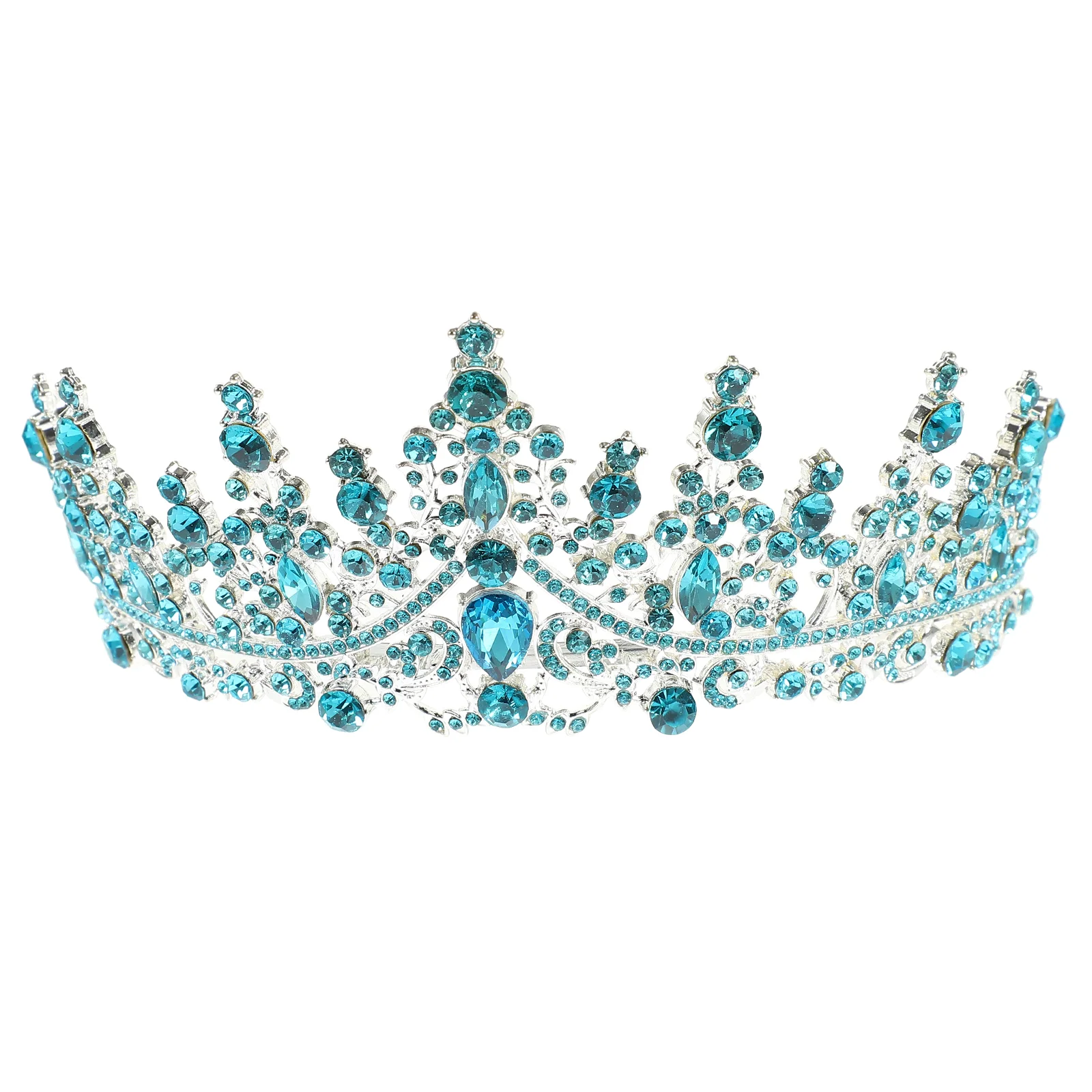 

Decorative Birthday Headbands Matching Hair Decorations Crowns Rhinestones Women Chic