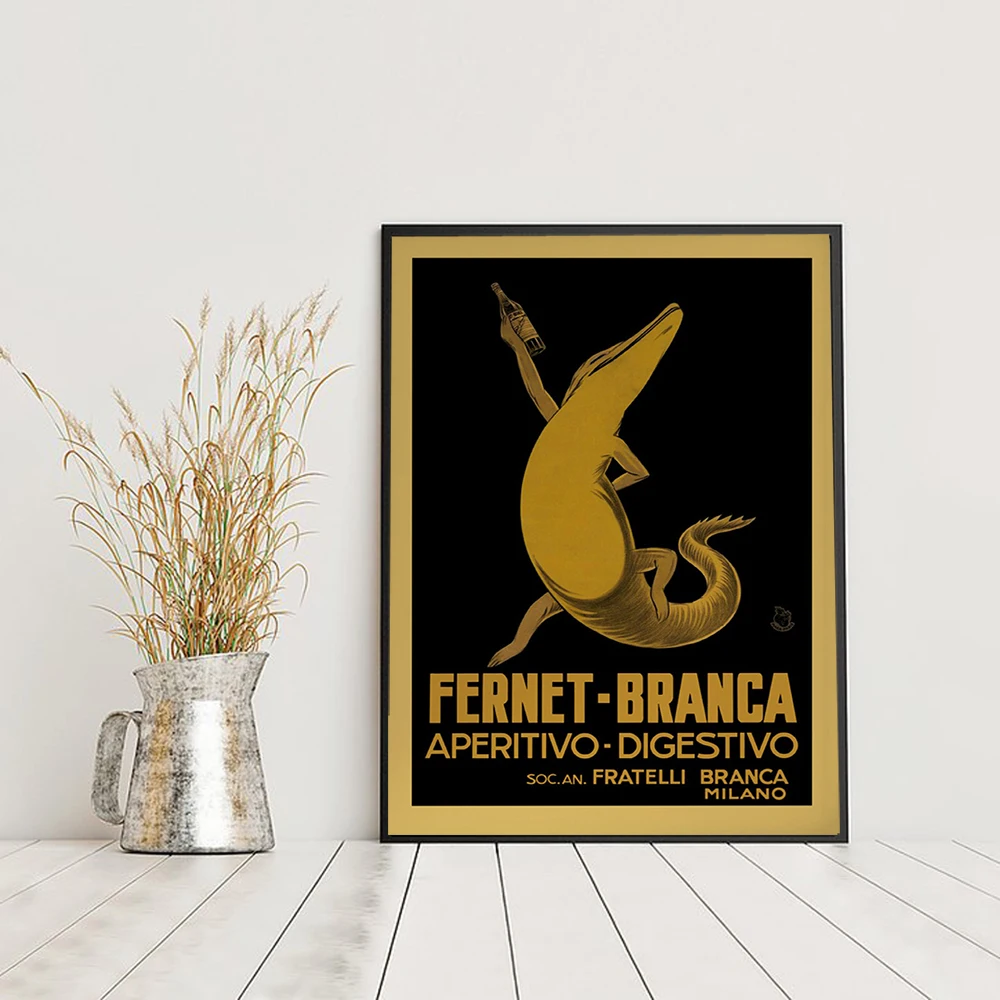 Винтажный Классический рекламный постер на спиртовой основе для ресторана