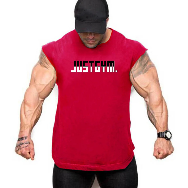 

Летняя футболка без рукавов для фитнеса с акулой, Мужская трендовая свободная спортивная толстовка, майка для бега