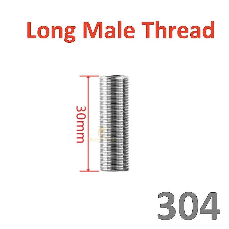 

1/4 дюйма, 3/8 дюйма, 1/2 дюйма, 3/4 дюйма, 1 дюйм, 1-1/2 дюйма, наружная резьба BSP, нержавеющая сталь 304, полная резьба, ниппель, фитинг, соединитель, адаптер, наружный соединитель