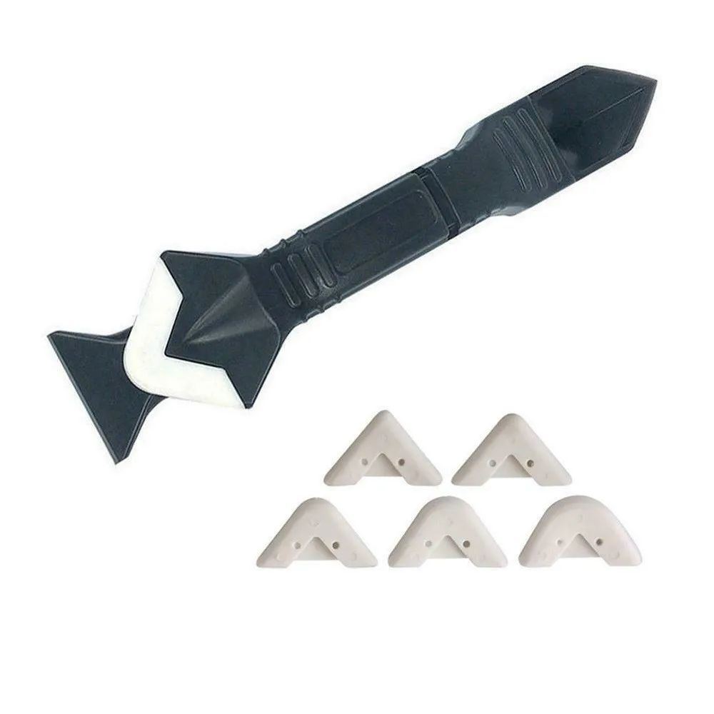 

Silicone Remover Caulk Stainless Steel Pads Finisher Sealant Smooth Scraper Grout Kit Tools 3R/6R/10R/13R/17R Head Types