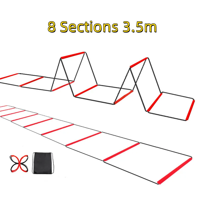 Multifunctional Sports Speed Ladder Butterfly Agility Ladder Portable Football Youth Coordination Footwork Training Rope Ladder images - 6