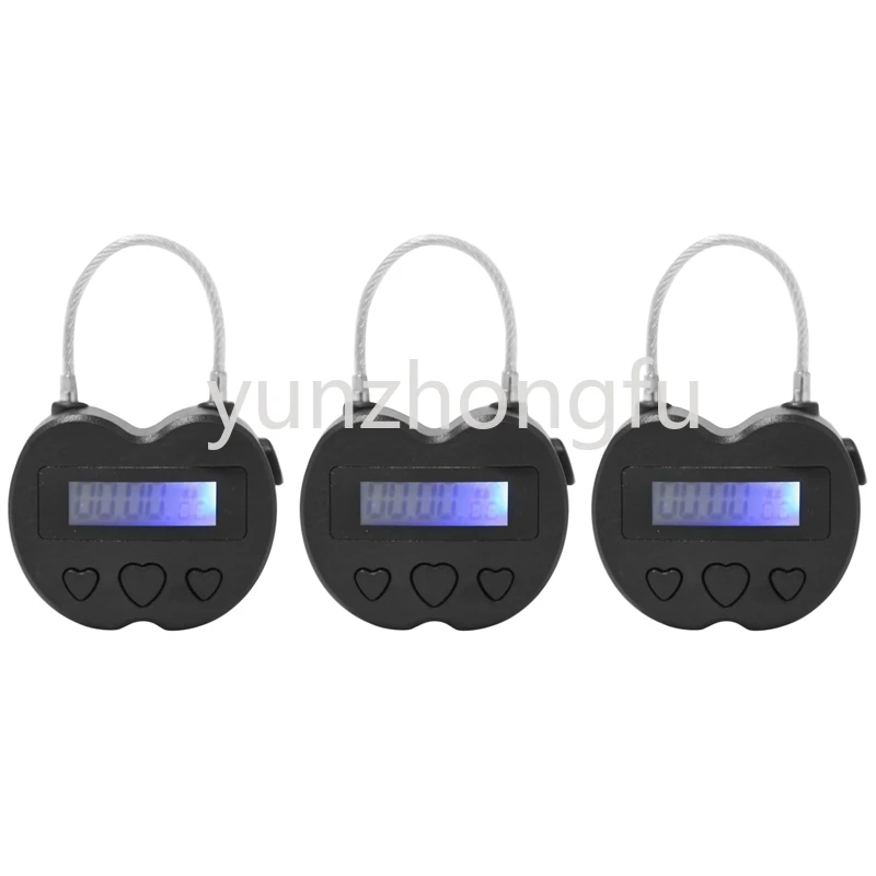 

3-кратный многофункциональный электронный таймер с ЖК-дисплеем и USB-зарядкой