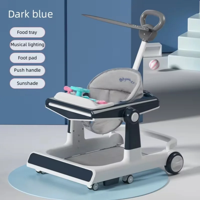 Детский многофункциональный ходунок нескользящий складной для развития ребенка