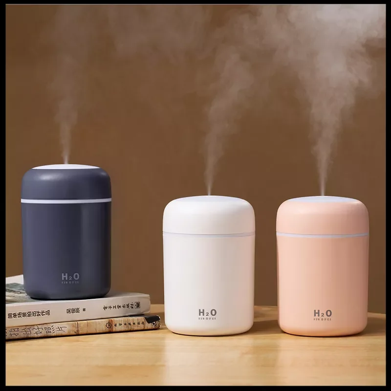 Air Humidifier 300ml Ultrasonic Aroma Essential Oil Diffuser Mini USB Cool Mist Maker Aromatherapy With Colorful Night Light