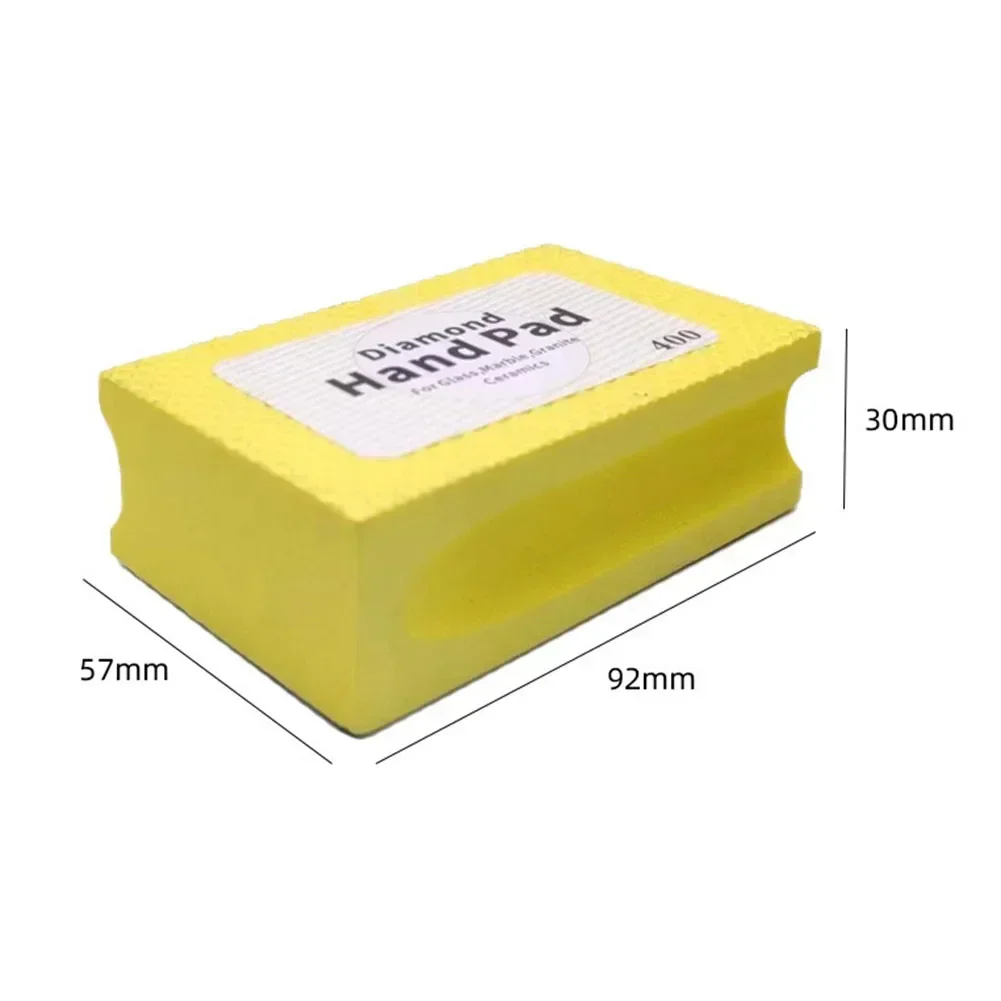 1 шт. алмазный ручной шлифовальный блок для металлической стеклянной плитки