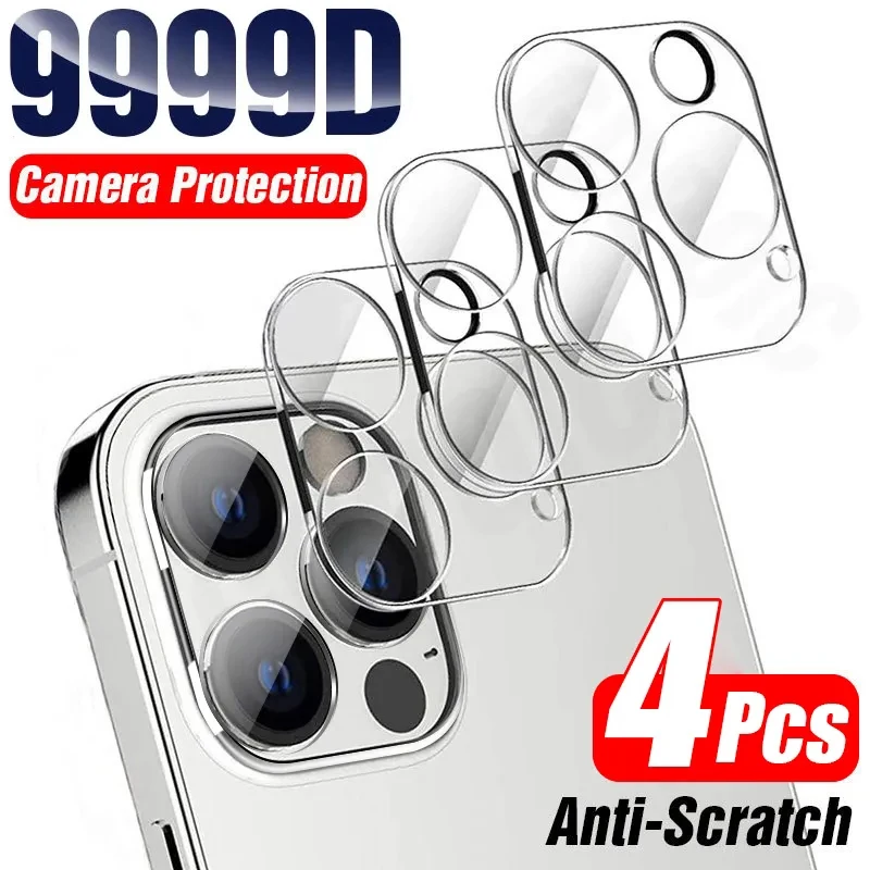 

4PCS Full Cover Camera Lens Protector Glass for IPhone 11 12 13 14 Pro Max Plus for IPhone 12 13 Mini XS Max XR X Tempered Glass