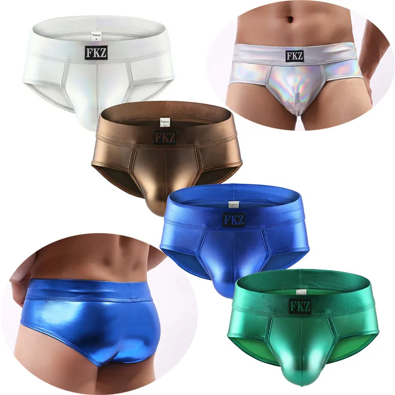 

Mens Sexy Low Waist Boxer Shorts Trunks Shiny Wet Look Mini Shorts Pants Fitness Swimwear Shorts Bulge Pouch Gay Panties Shorts