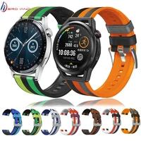 silicone watchband for huawei watch gt3 46mm runner strap for gt2 46mm wristband bracelet for amazfit gtr 3 pro watch correa new