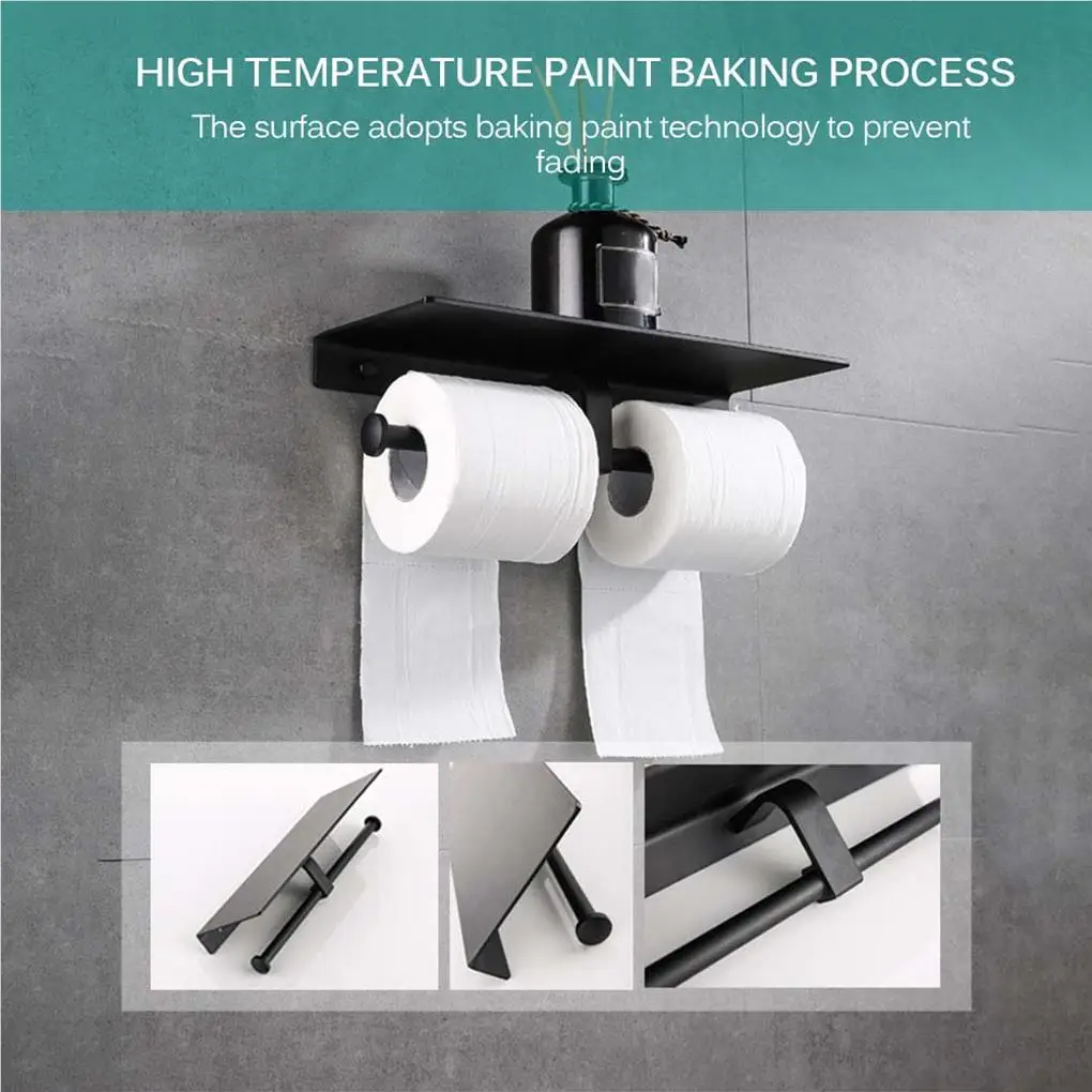 

Алюминиевый держатель для ванной комнаты без перфорации-настенный держатель для салфеток для кухни и ванной