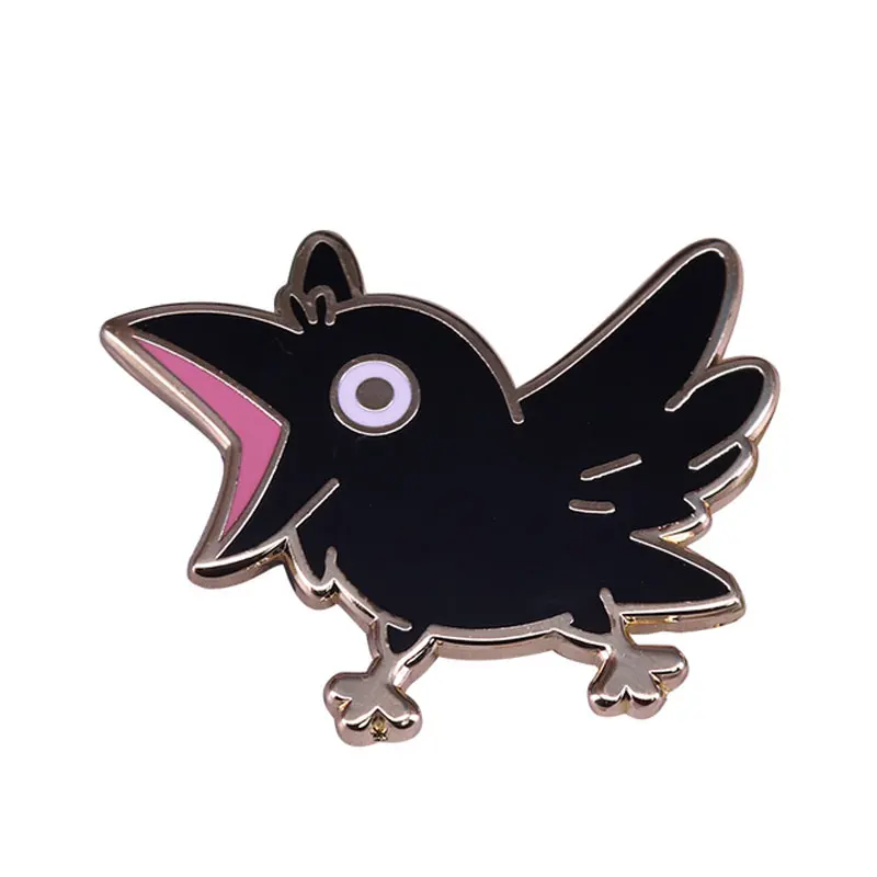 Cute Cartoon Animales Bird Parrot Pigeon Sparrow Enamel Pins Metal Brooch Badge Jewellery Clothes Hat Backpack Accessory Gifts images - 6