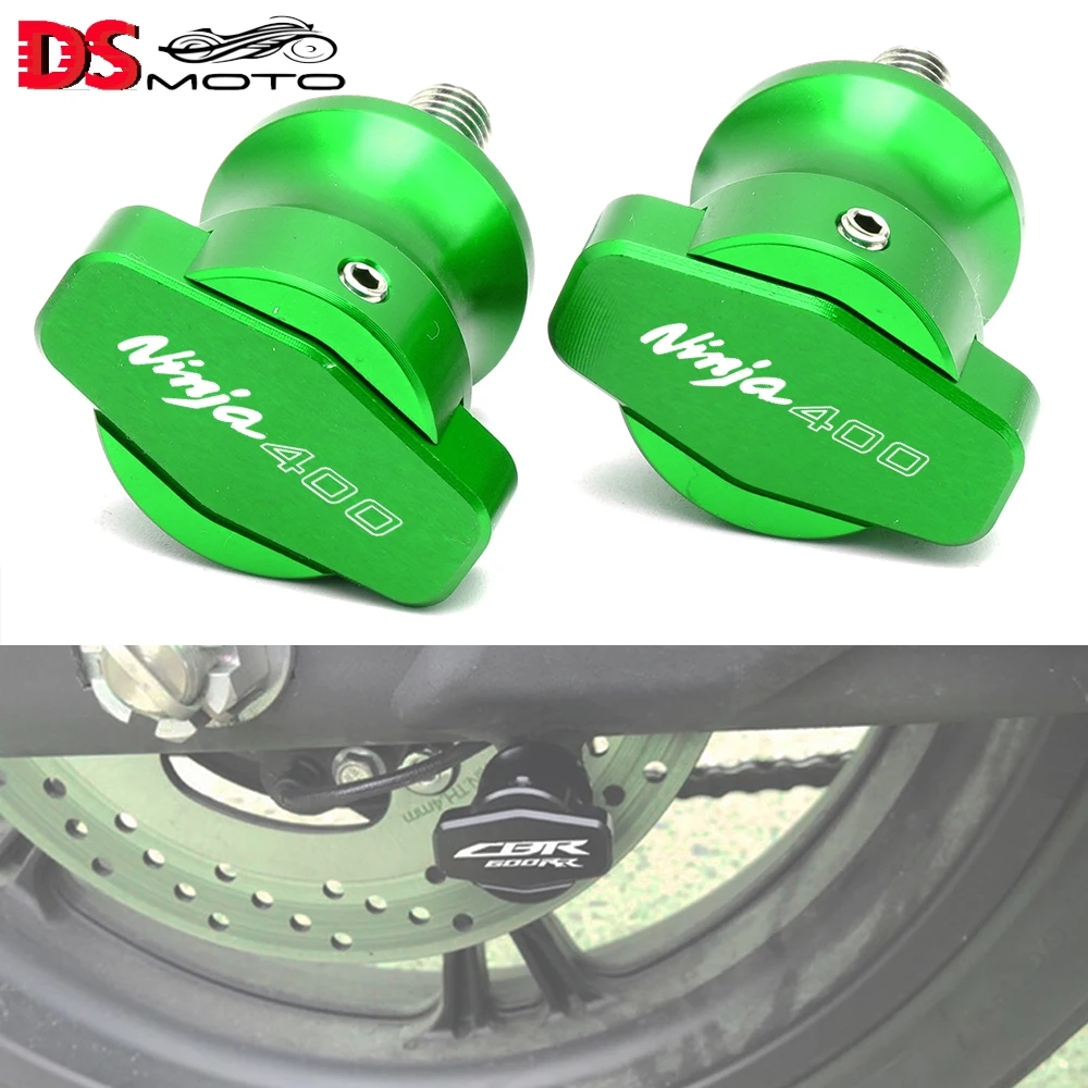 

8 мм катушки Swingarm слайдер стенд винты для KAWASAKI Ninja 400 NINJA400 Z400 2018-2022 2023 аксессуары для мотоциклов CNC алюминий