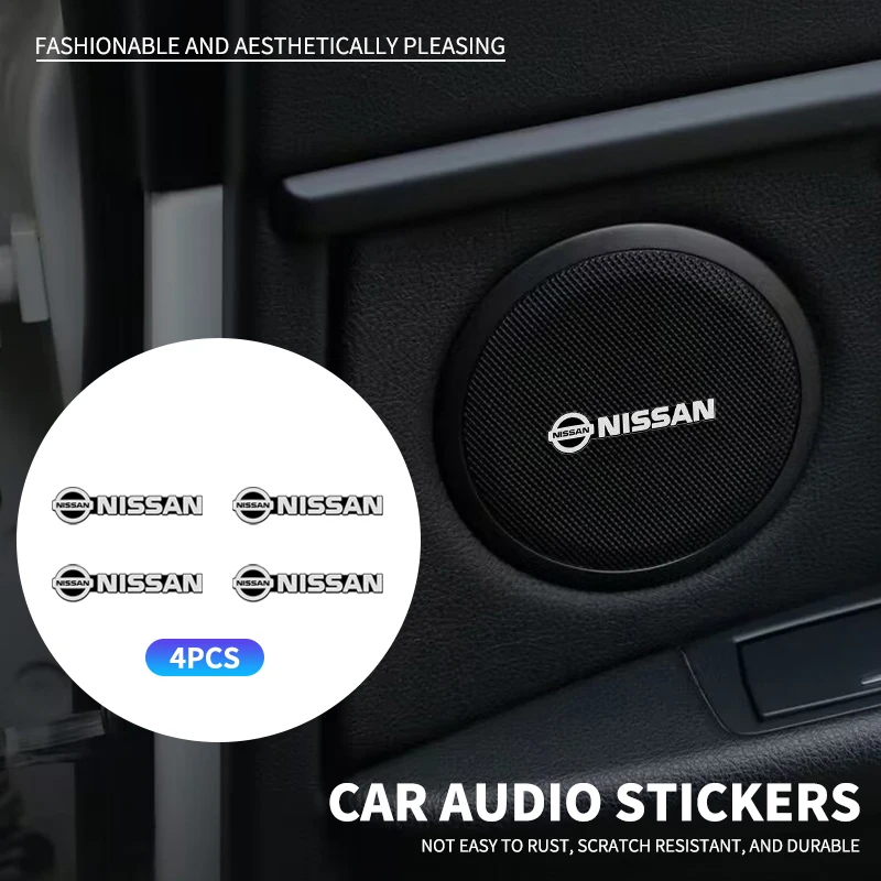2 шт. автомобильный динамик аудио наклейка авто значок украшение интерьера для