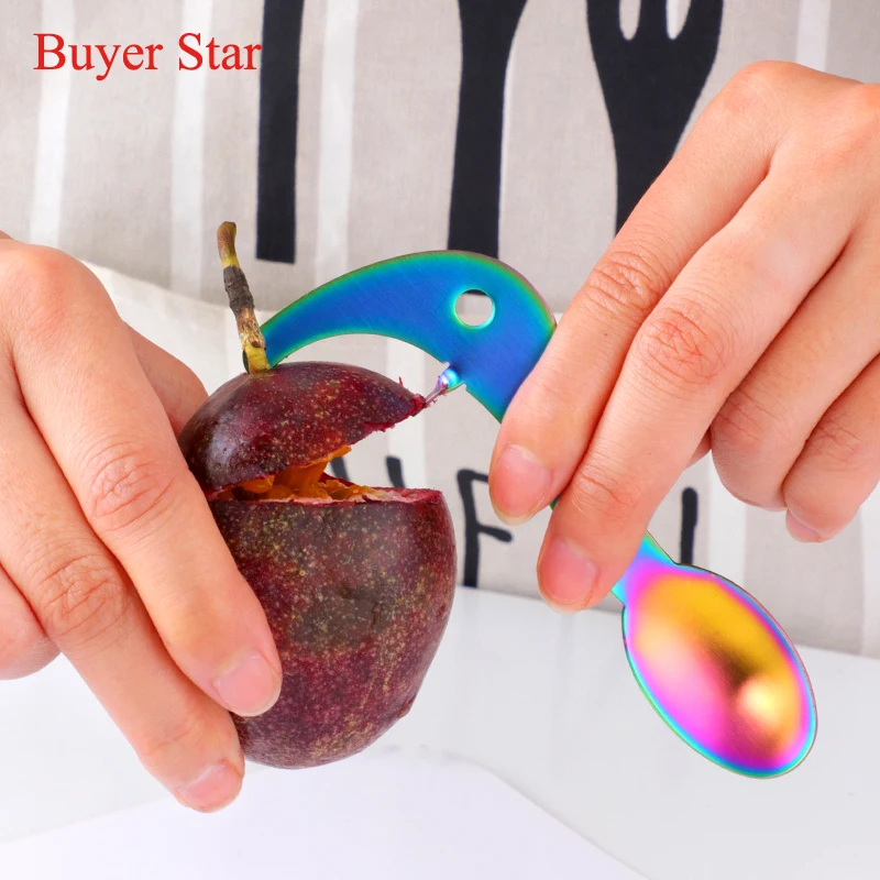 

1 Pcs Stainless Steel Passion Fruit Opener Avocado Opening Knife Special Spoon Creative Convenience Kitchen Gadgets Accessories