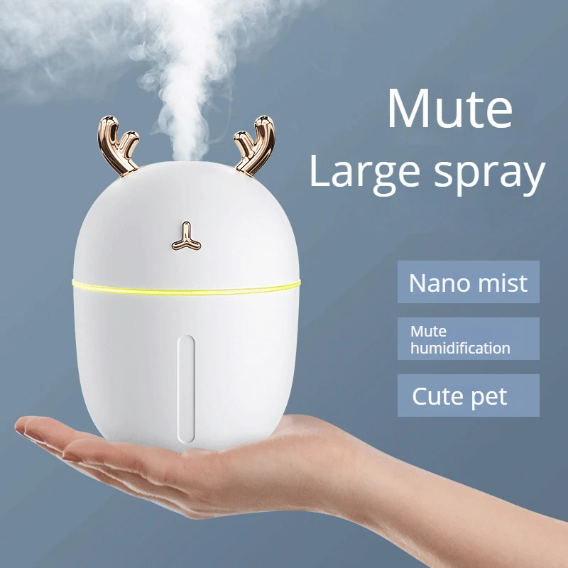 

2024 New Cute Baby Usb Humidifier Home Silent Aromatherapy Machine Bedroom Large Capacity Office Desktop Gift
