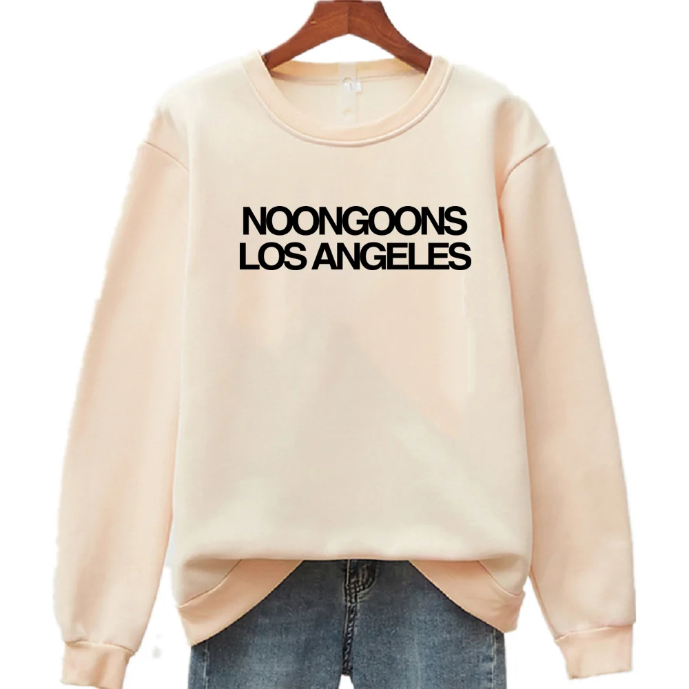 

NOON GOONS Hoodies & Sweatshirts New Men's And Women's Letter Printed Long Sleeve Crew Neck Pullover Casual Sweatshirts