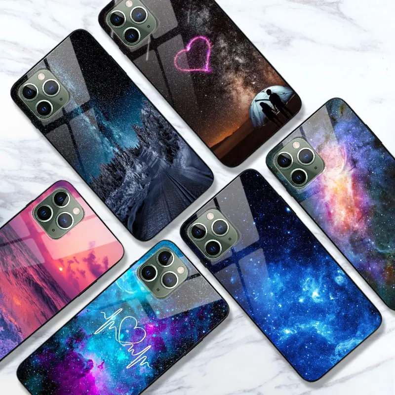 

Phone Cases For iphone 11 Pro Max SE 2020 XS Max XR X 6 6S 7 8 Plus 12 mini Pro Max Case Cover Glossy Silicone Soft TPU