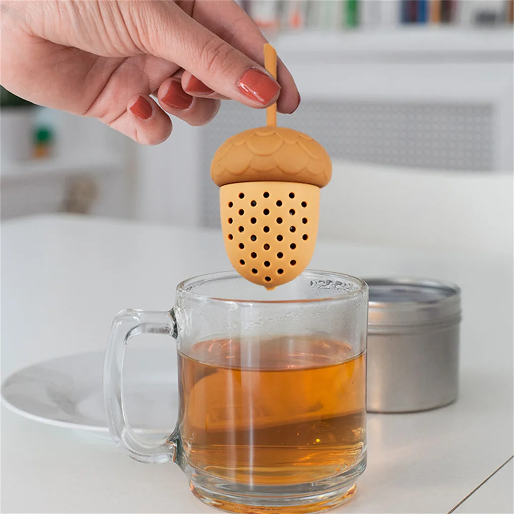 

Силиконовый ситечко для чая портативный многоразовый моющийся Съемный заварочный домашний кухонный Чайный домик фильтр для приготовления...