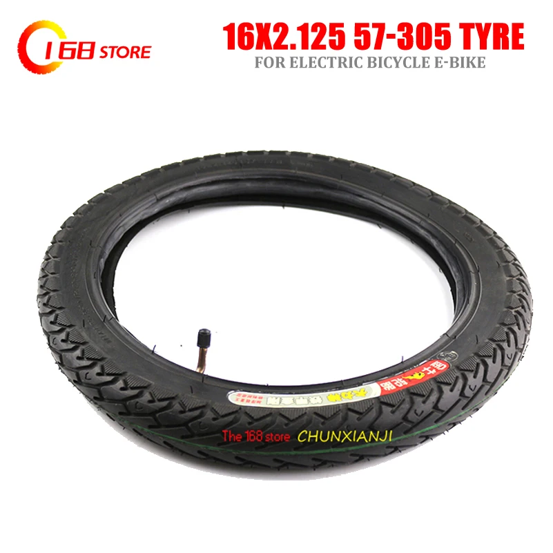 

Super Electric Bicycle Tires 16x2.125 Inch Electric Bicycle Tire Bike Tyre Inner Tube Size 16*2.125 with A Bent Angle