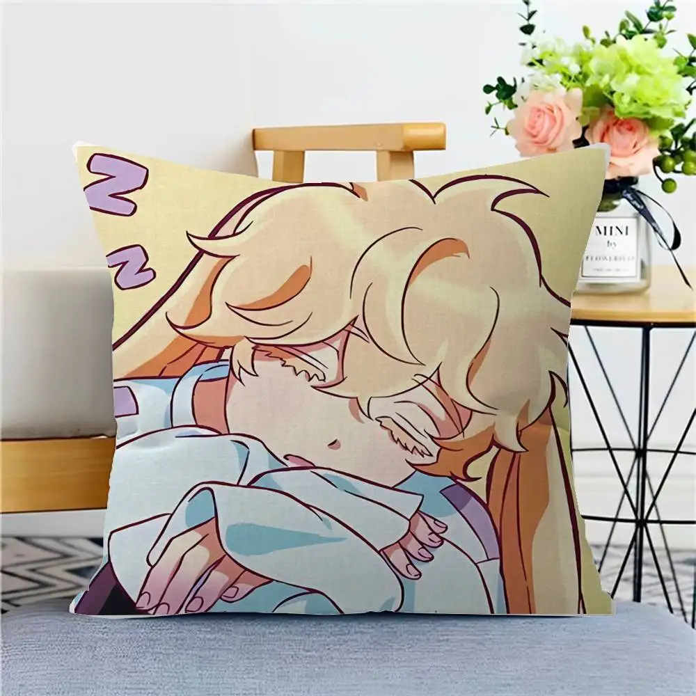 Фото Чехол для подушки Anime Alien Stage Luka, чехол для автомобильной подушки, чехол для дивана, автомобиля, рождественский подарок, 40x40 см, 45x45 см №5