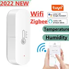 Умный термометр Zigbee с Wi-Fi, комнатный гигрометр, датчик влажности и температуры