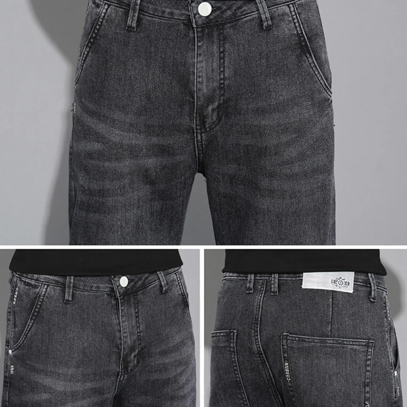 New Slim Fit Men's Jeans Men's Trousers Simple Design High Quality Comfortable Versatile Men's Daily Casual Straight Jeans