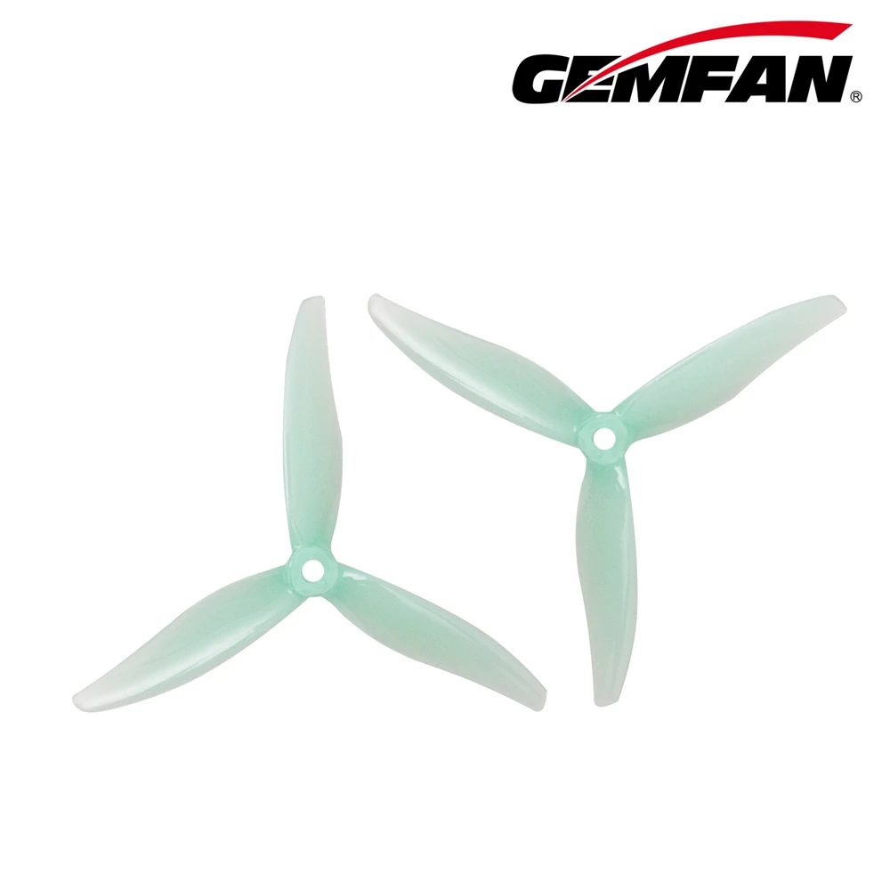 Gemfan Hurricane MCK 51366-3 ReV3 Mint Green PC propeller