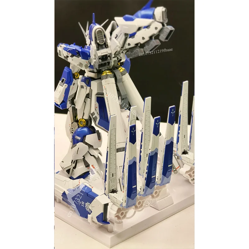 Фото CHANGLONG 5503D Hi-V RX-93-V2 RG 1/144 Игрушки, версия с титановым покрытием, сборная модель, пластиковые фигурки Амура, подарки №4