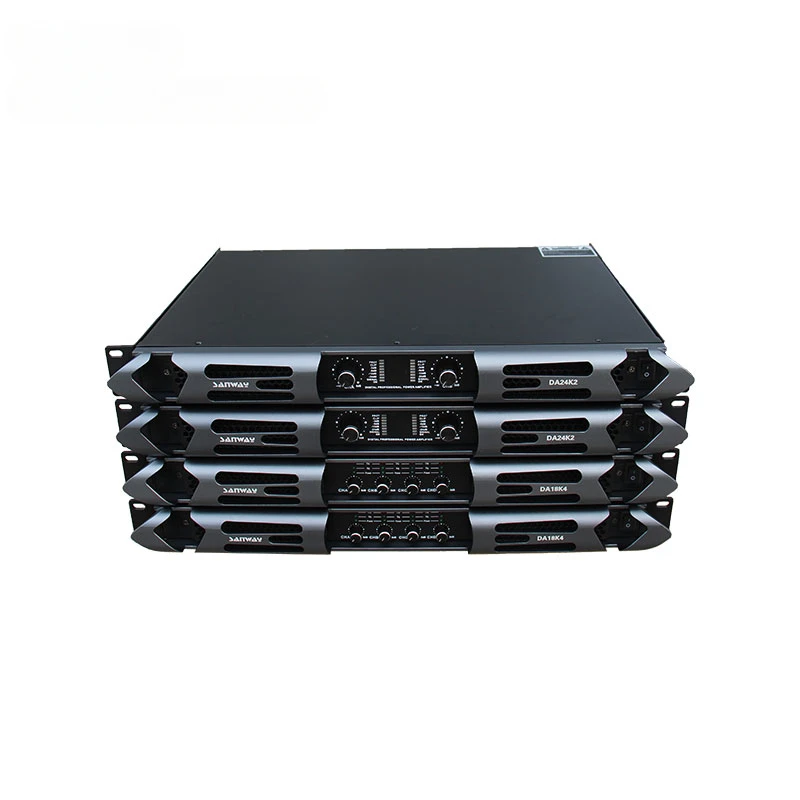 DA24K2 12600 Ватт 2-канальный 1U класс D профессиональный усилитель сабвуфера