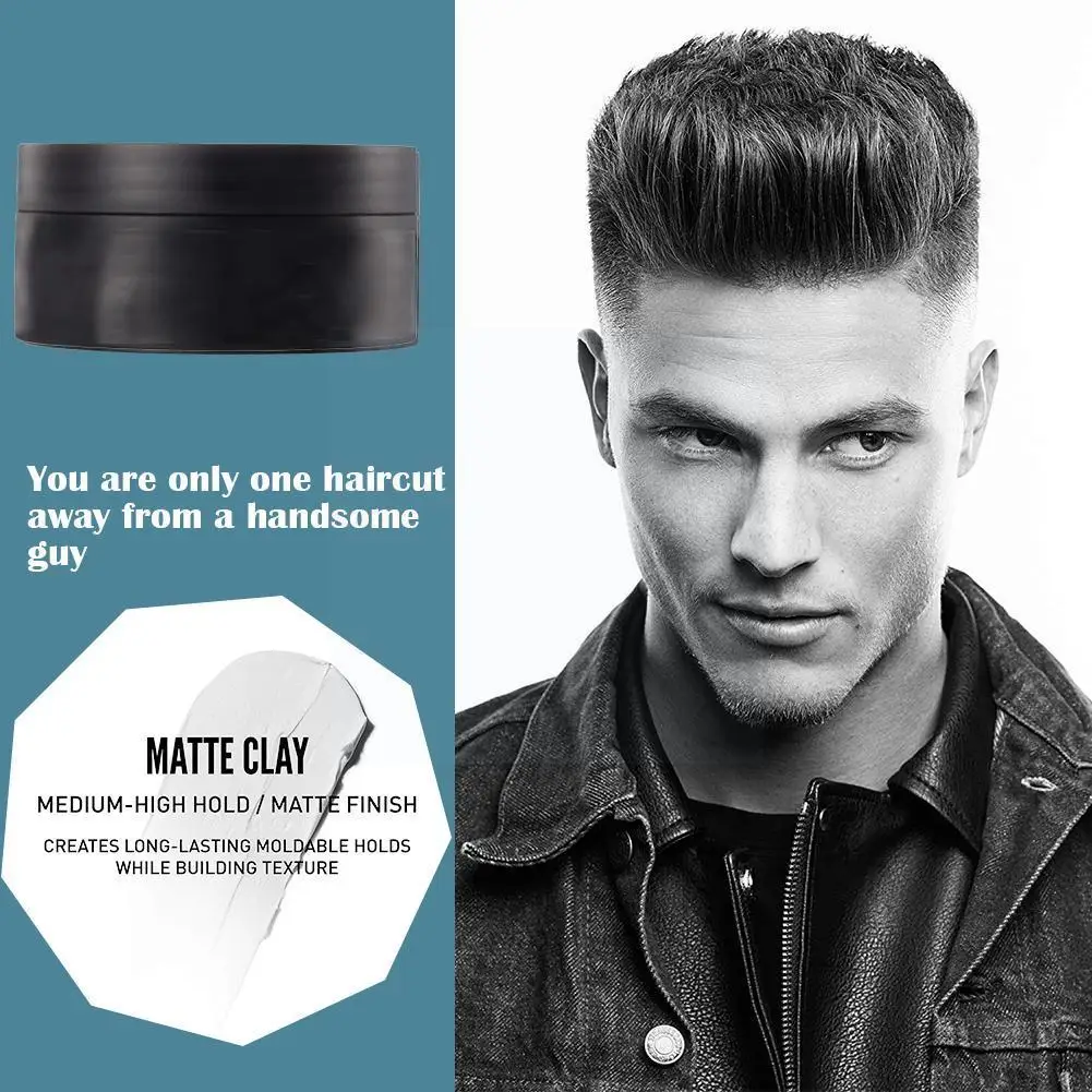 Wax Natural Hair Fluffy Paste Hair Men J0j5