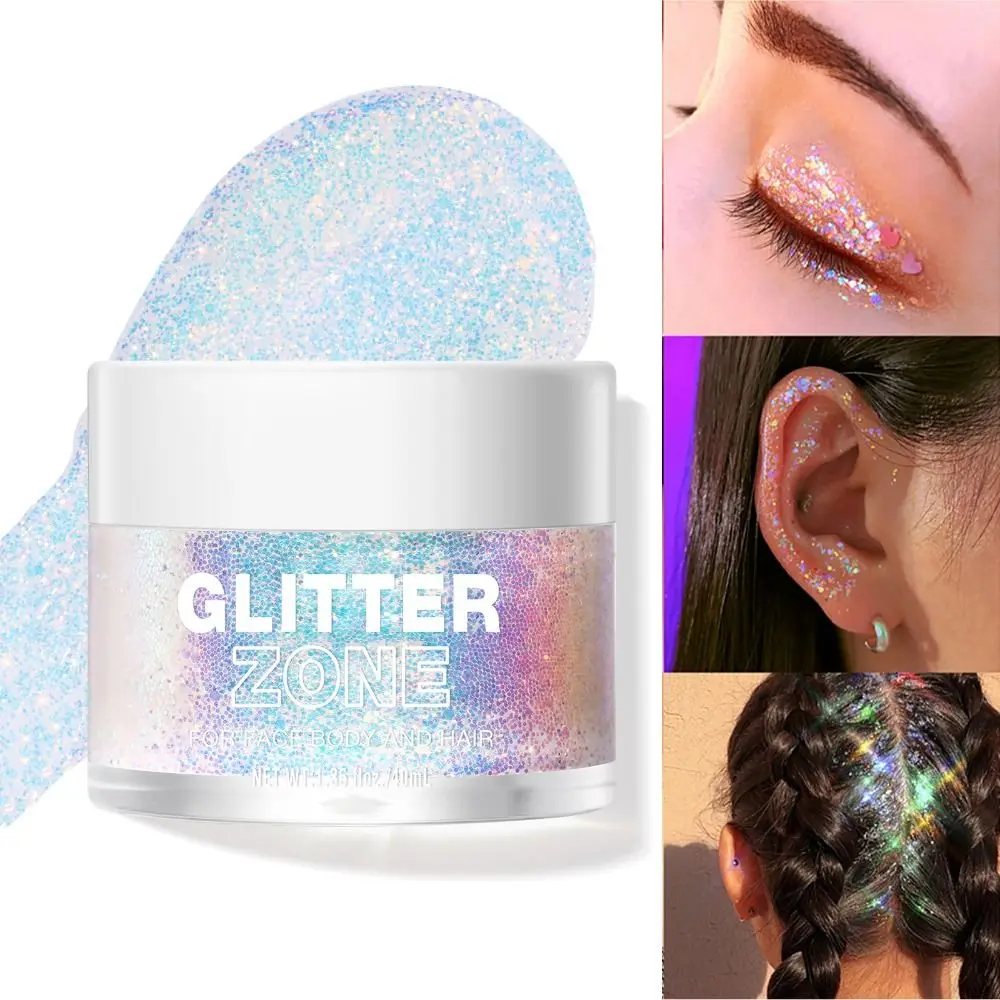 

Голографические жидкие тени для век, блеск для тела, гель, ультратонкий блестящий гель для лица, волос, тела, ногтей, теней